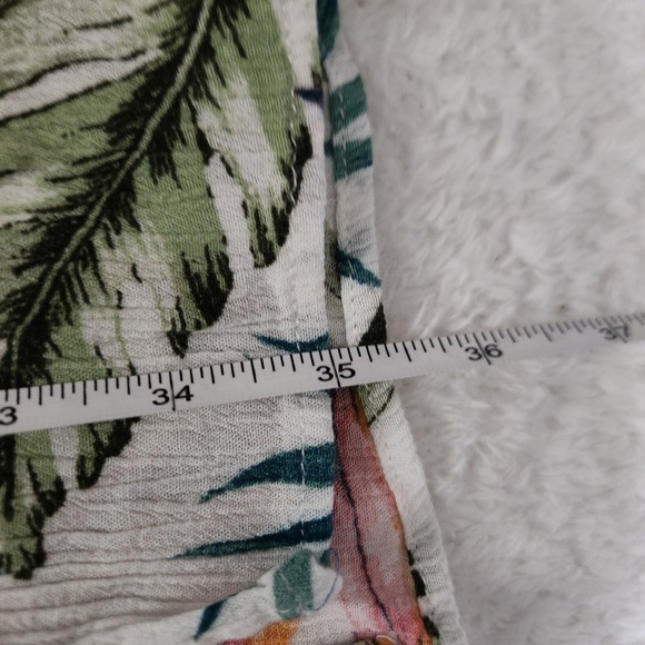 Divided H M Tropical Leaf Print Maxi Skirt Size 12 - Picture 5 of 6